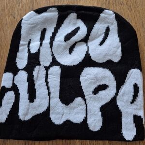 Stylish Black and White Kids Beanie